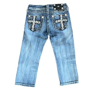 Miss Me Girls “Cuffed Capri” Capri Jeans - Size 10